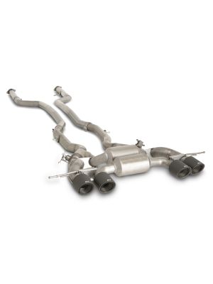 RACING Downpipe-Back-System for BMW M3 / M4, NO (EEC-) APPROVAL
