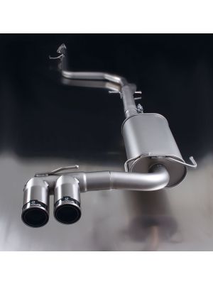 Sportski auspuh Honda CR-Z u sredini sa 2 ispušne cijevi Ø 84 mm Street Race