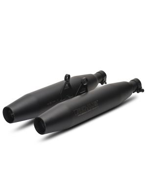 REMUS Slip On Tapered muffler Sport Exhaust Triumph Street Twin, left/right, without catalytic converter, stainless steel black, NO EC-approval