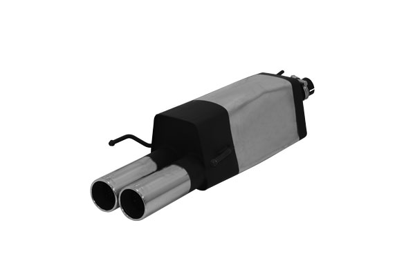 Novus SCARICO SPORTIVO GRUPPO N 2x90mm RL-DESIGN OPEL ASTRA G CABRIO 2