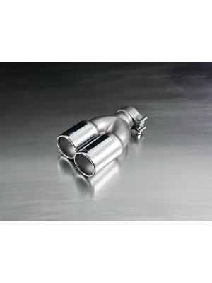 Tail pipe set L/R consisting of 2 tail pipes Ø 76 mm