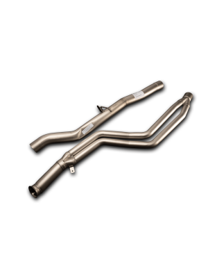 RACING non-resonated GPF-back section for BMW 5 Series G30 (G5L) Limousine / G31 Touring, NO (EC-) approval