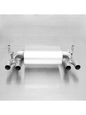 Sports exhaust BMW 3/4 M3/M4 F80, F82, centered for left/right system with integrated flap system and selectable tailpipes