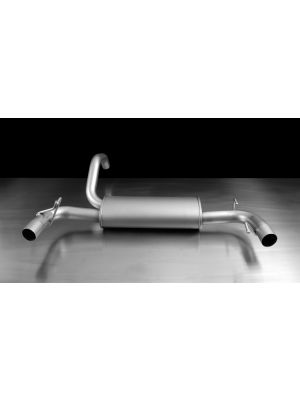 Sport Exhaust Fiat / Abarth 500 Type 312, centered for left/right system (selectable tail pipes)