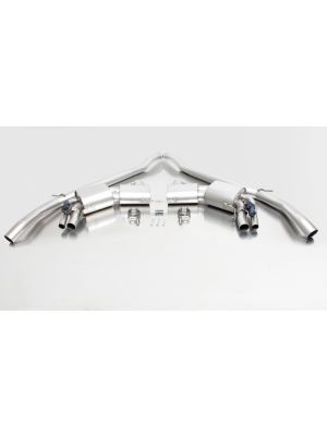 Performance cat-back system, suitable for the original exhaust outlets