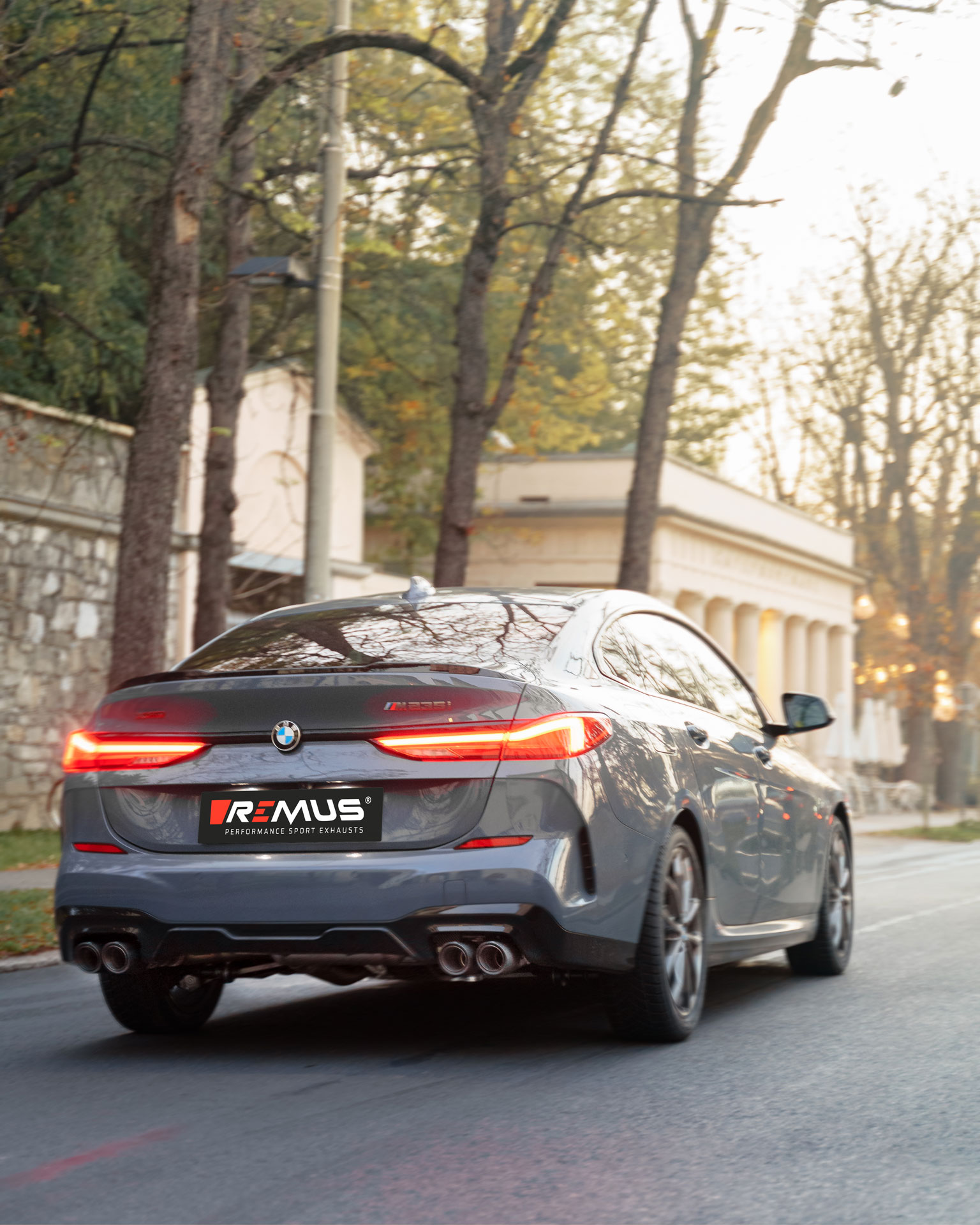Axle-back-system L/R: Sport exhaust BMW M235i xDrive, with 1