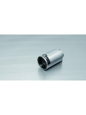 1 tail pipe Ø 98 mm Street Race, polished, with adjustable spherical clamp connection