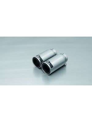 tail pipe set L/R consisting of 4 tail pipes Ø 84 mm Street Race, polished, with adjustable spherical clamp connection