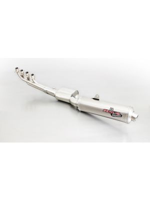 REVOLUTION, full system incl. pre-muffler, without cat. left, titanium, EEC*, 76 mm