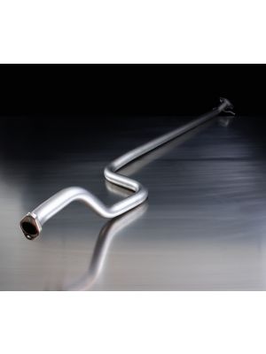 Racing tube instead of front silencer, without homologation