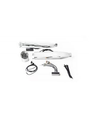 2 x CUSTOM Slip-On exhaust Ø 90 mm incl. cat., ASC – (CAN-BUS actuated sound system), stainless steel chrome, (EC-) approval