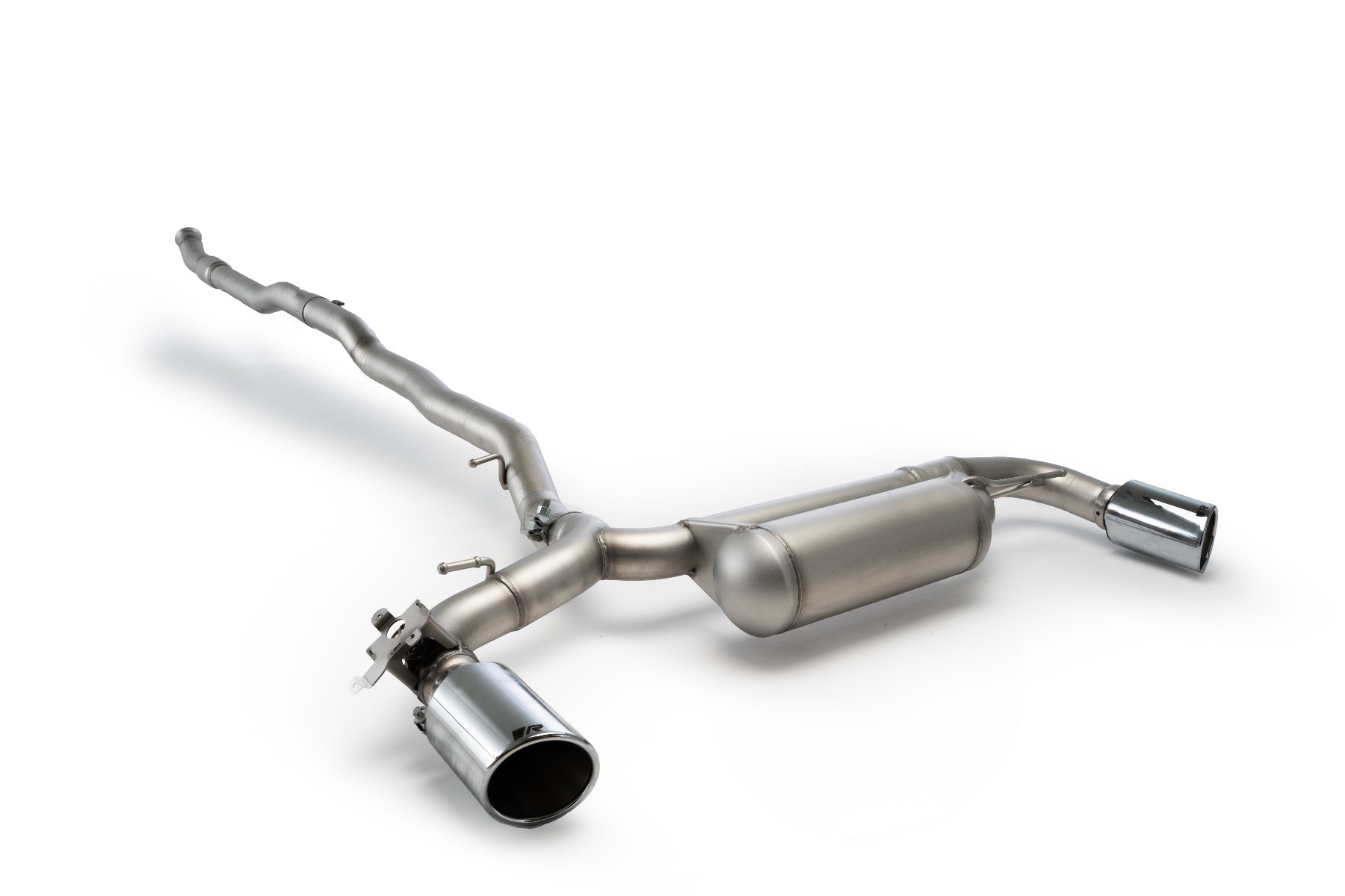 RACING GPF-back-system: RACING sport exhaust, with 1 integrated valve