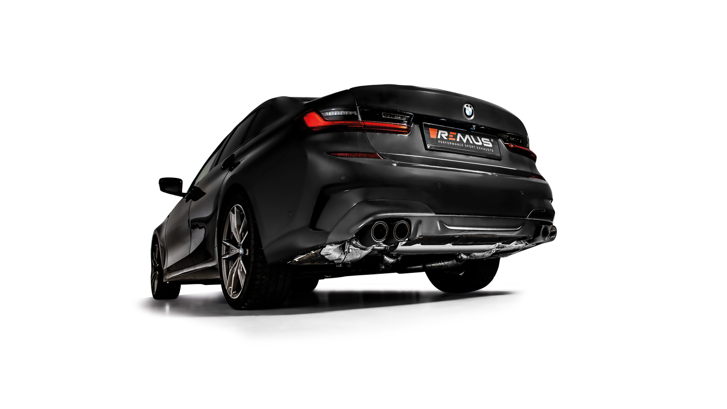 Axle-back-system L/R: Sport exhaust, with 2 integrated valves, incl