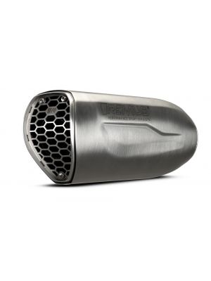 Slip-On REMUS NXT (silencer with removable sound insert), stainless steel matt, NO ECE TYPE APPROVAL